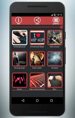 Hip Hop Ringtones android App screenshot 1