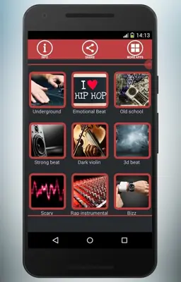 Hip Hop Ringtones android App screenshot 2